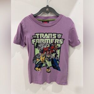 Cotton On Boys Purple Transformers Kids T-Shirt - 3
